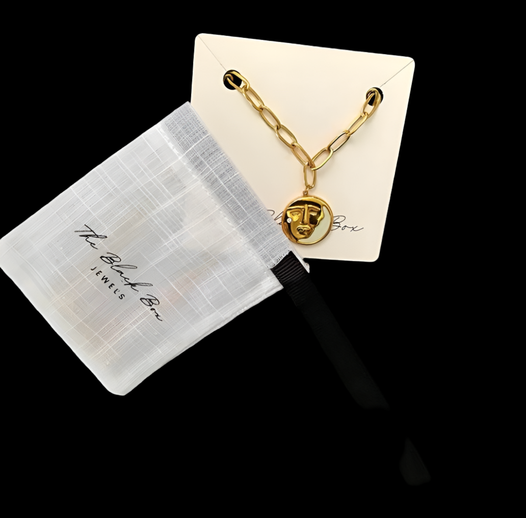 Unisex Face Pendant Necklace