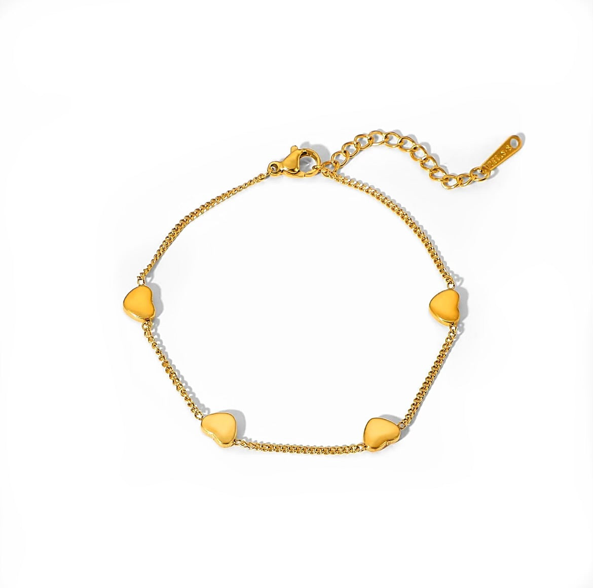 Love Charm Necklace and Bracelet
