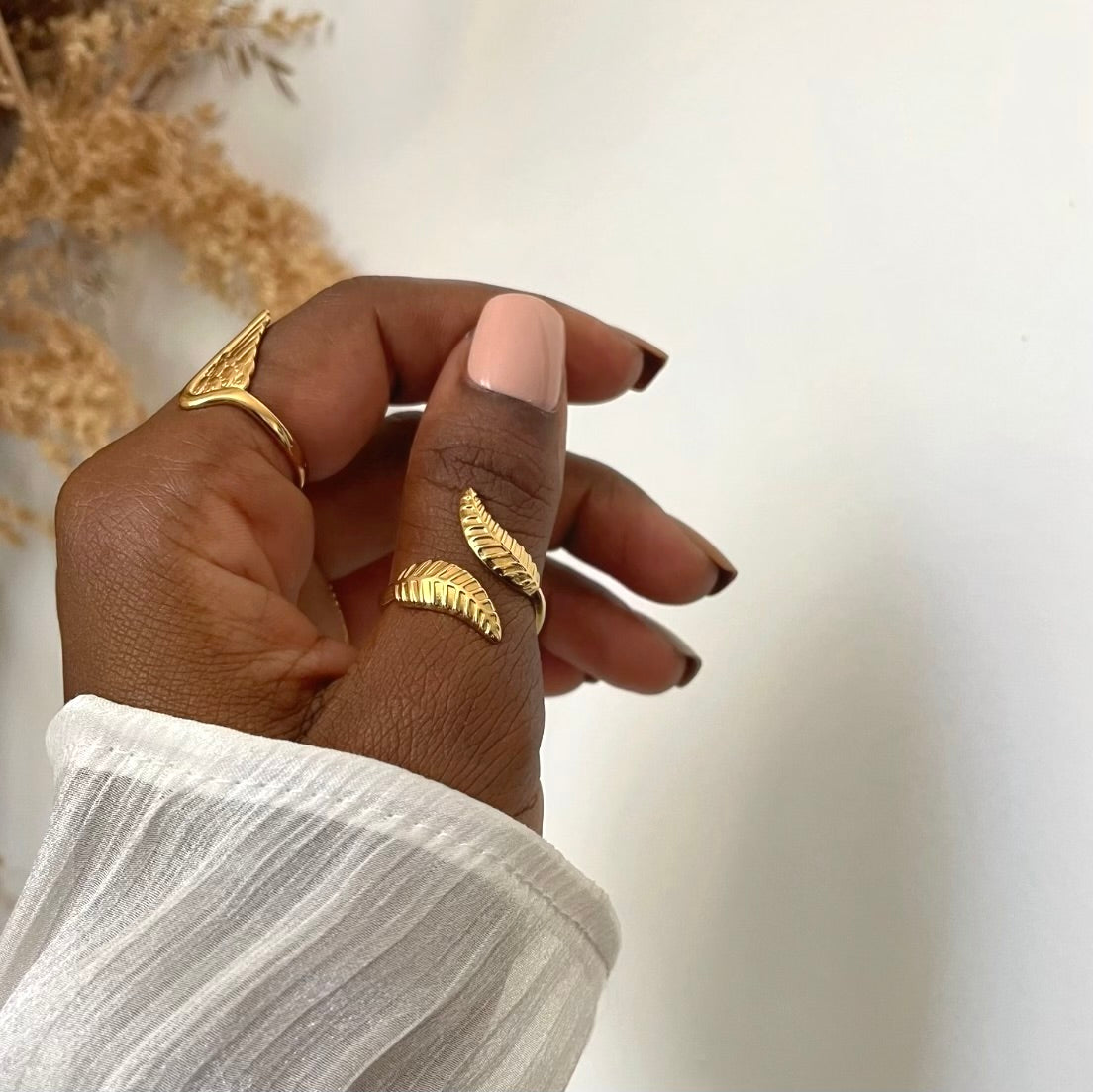 Leaf Adjustable Ring