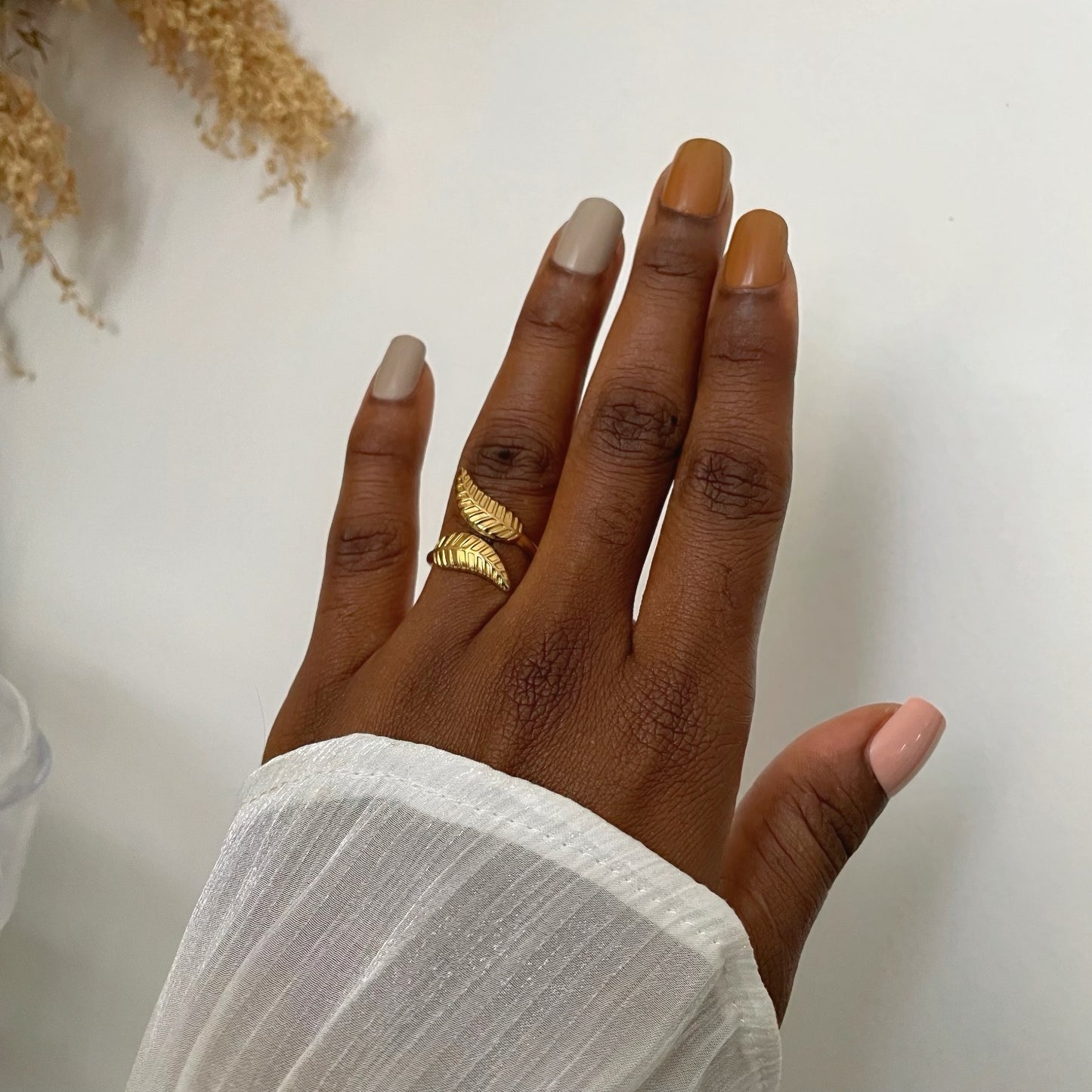 Leaf Adjustable Ring