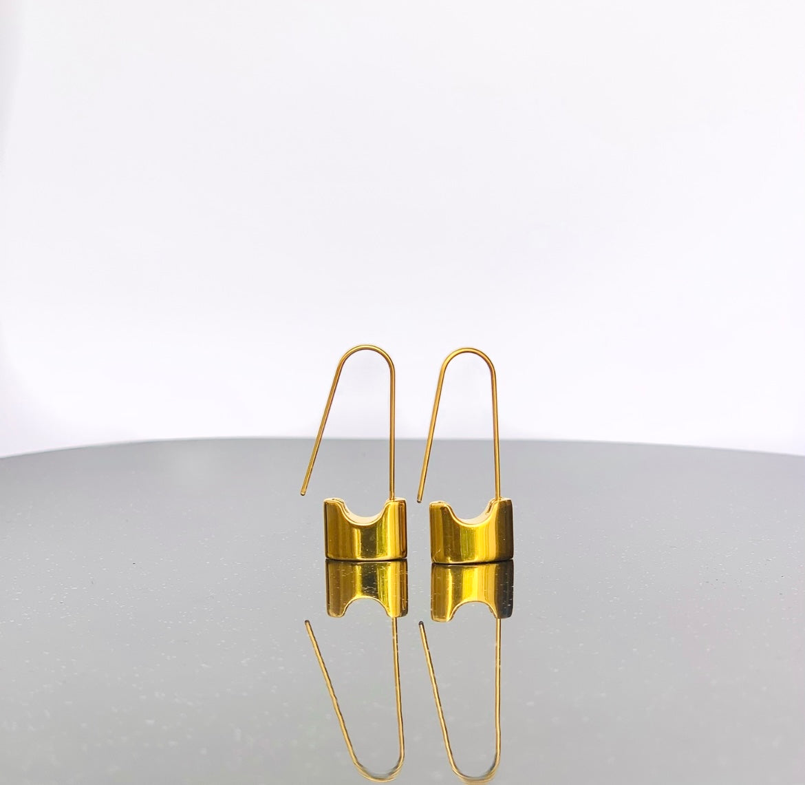 Lock Hoop Earrings