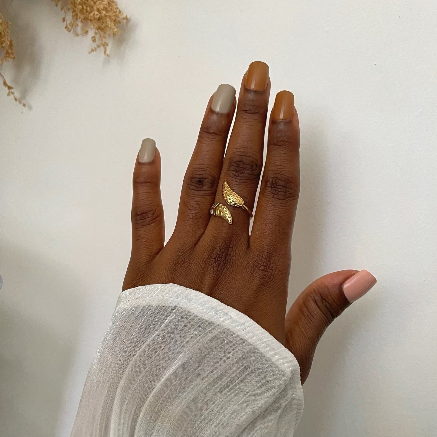 Leaf Adjustable Ring