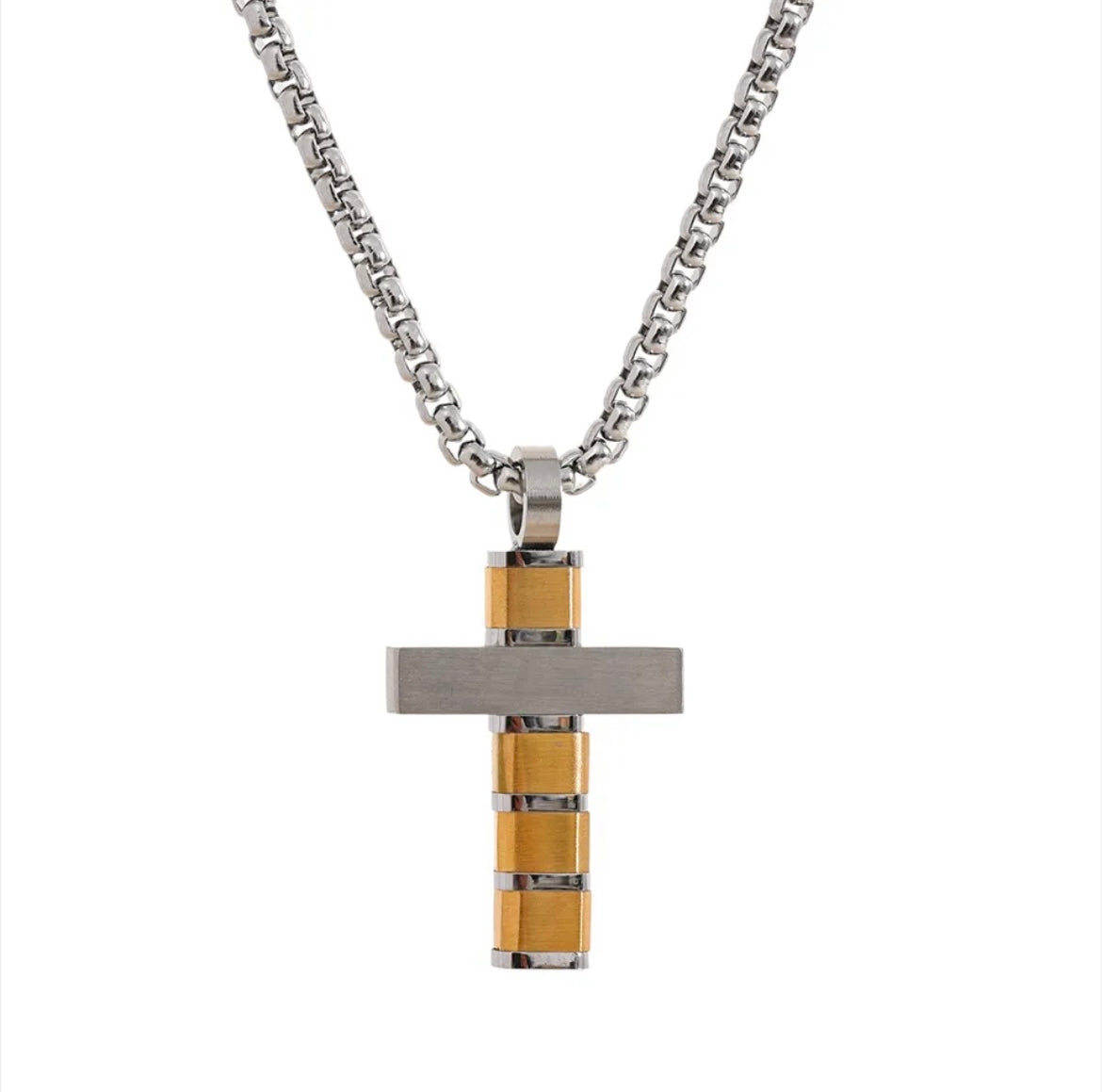 Cross Pendant Chain Necklace