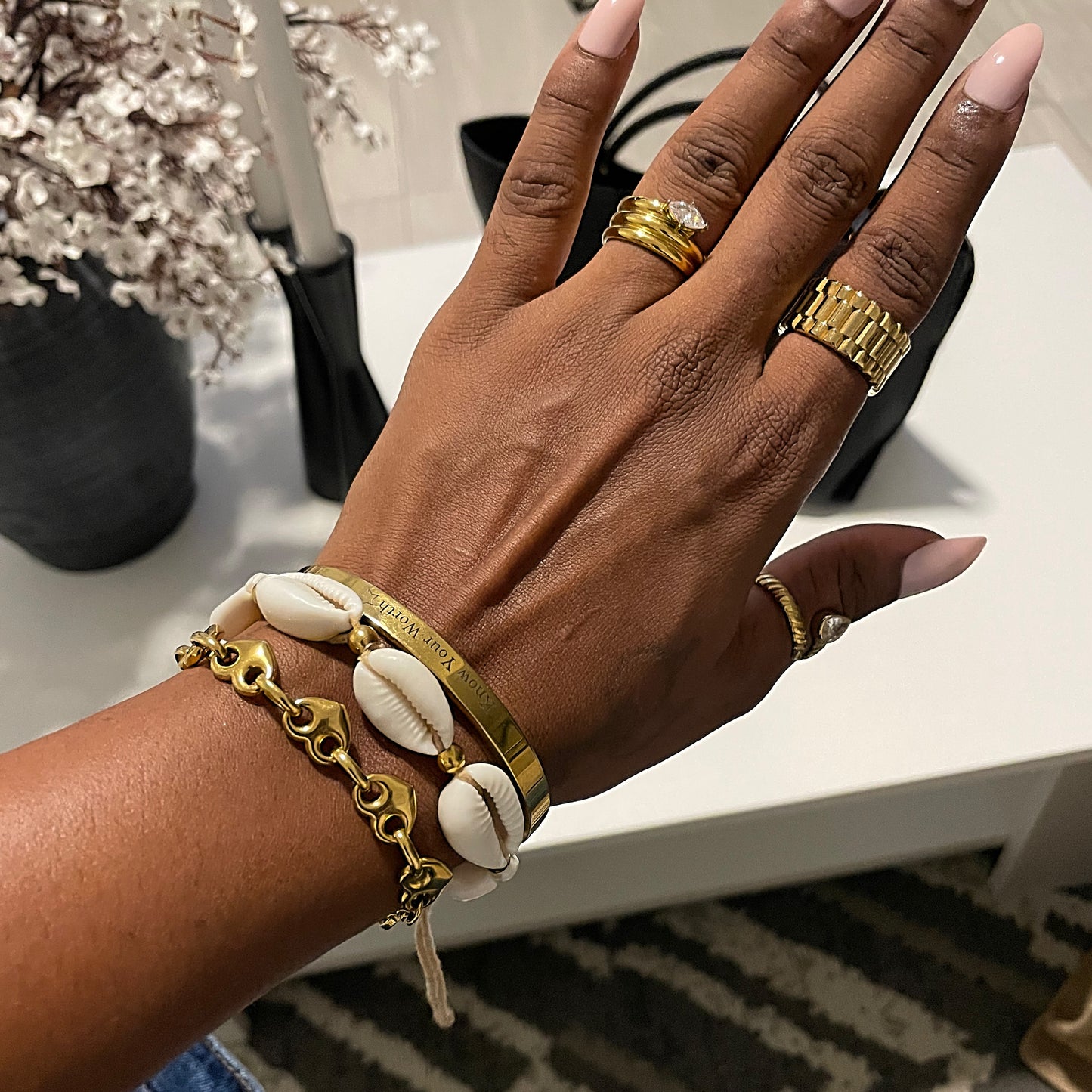Cord Shell Bracelet